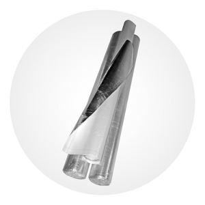 Mantas Térmicas para Telhados BRA 112 - Manta Subcoertura Dupla Face - Alumínio/Branco